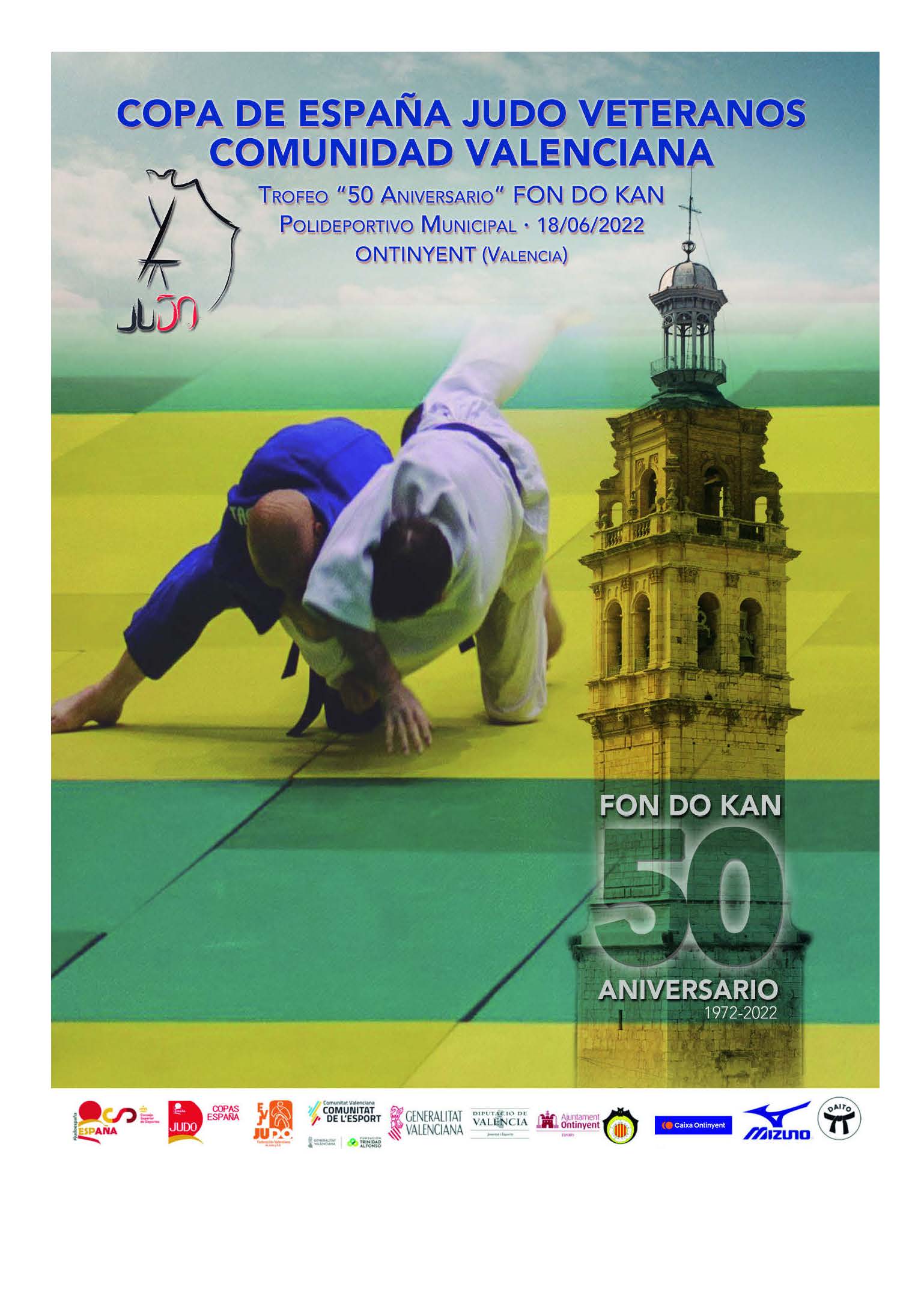 Copa Espa&ntilde;a de Judo Veteranos Valencia 18-06-22